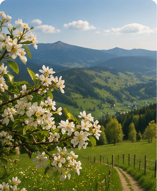 Wiosna w górach